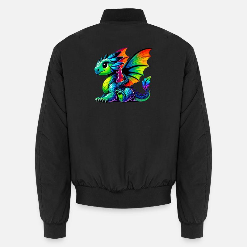 Dragon - Unisex Bomber Jacket - black