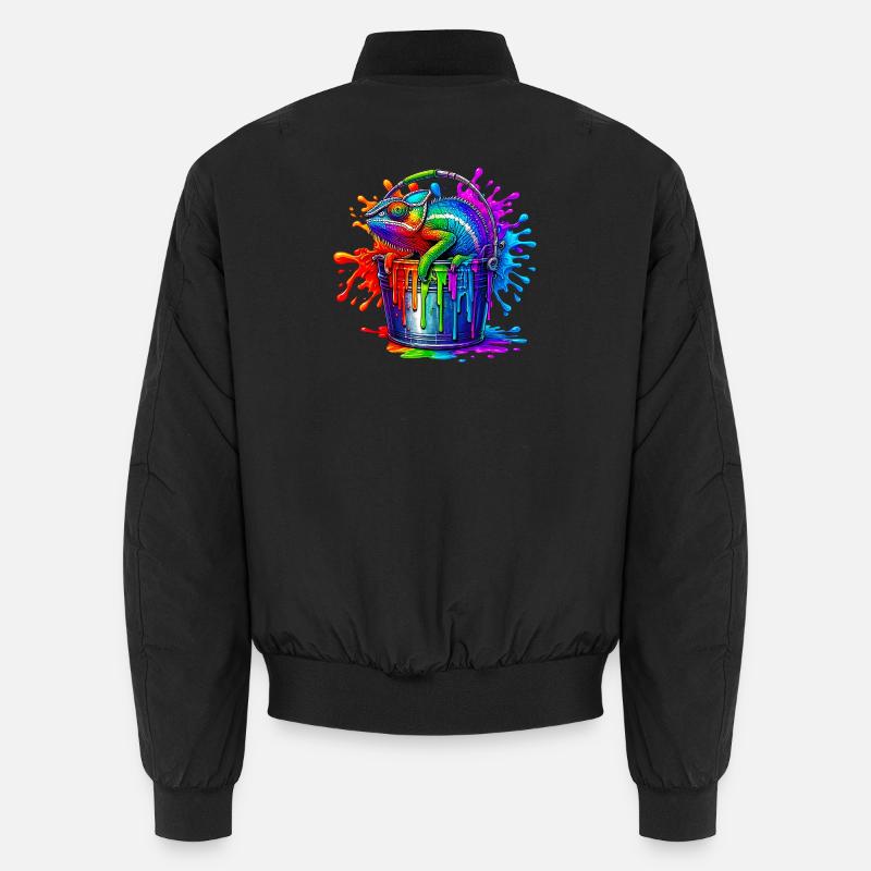 Chamäleon Unisex Bomberjacke
