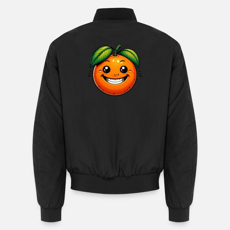 Orange Orange - Unisex Bomber Jacket - black