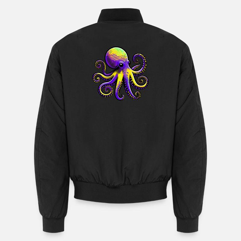 Pieuvre Bomber unisexe
