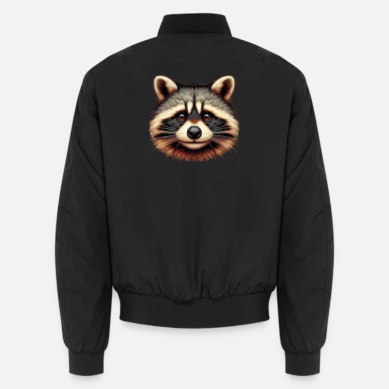 Waschbär Unisex Bomberjacke