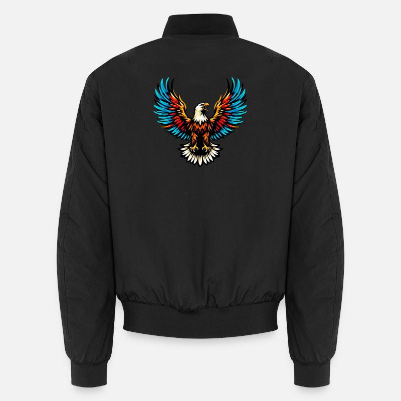 Adler - Unisex Bomberjacke - Schwarz