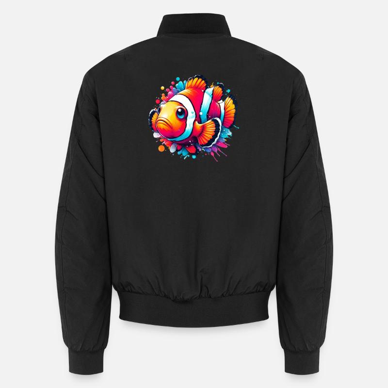Clownfish - Unisex Bomber Jacket - black