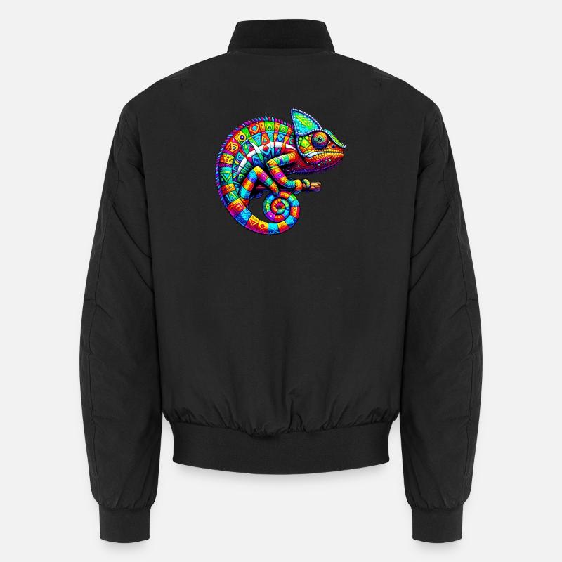 Caméléon - Bomber unisexe - noir