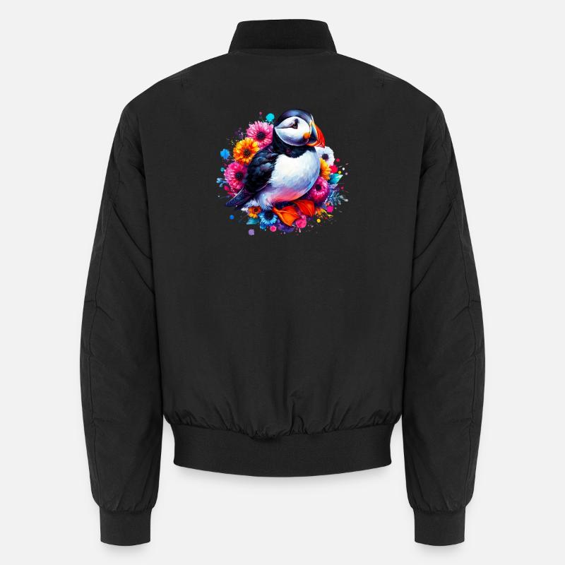 Papageitaucher Unisex Bomberjacke