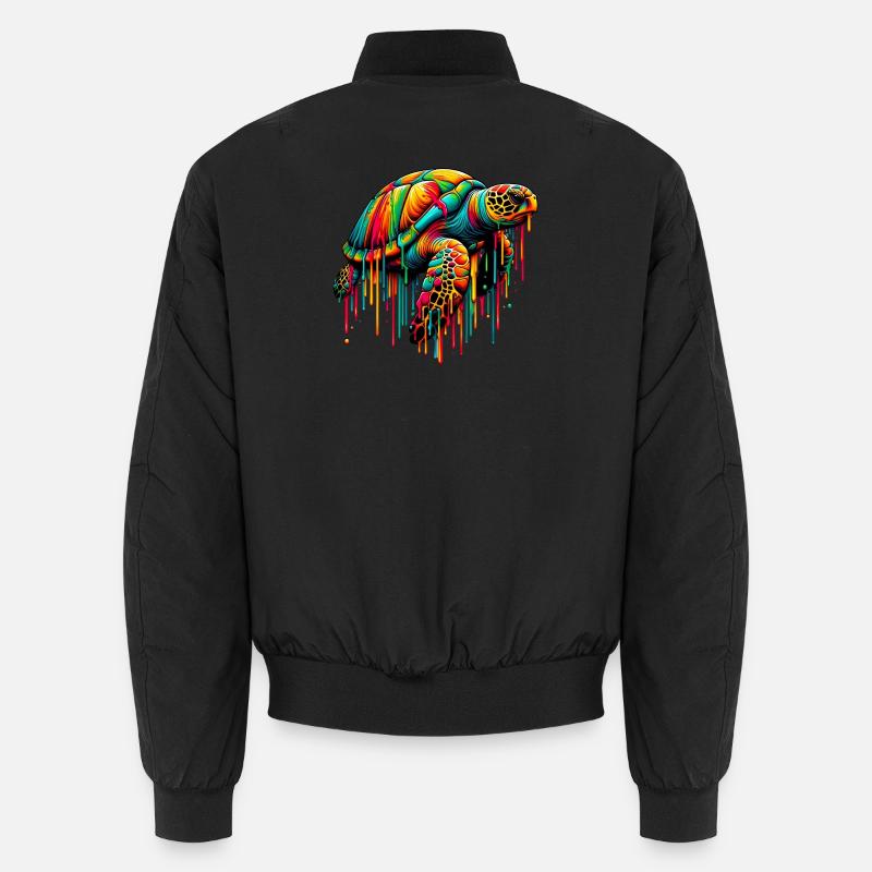 Schildkröte Unisex Bomberjacke
