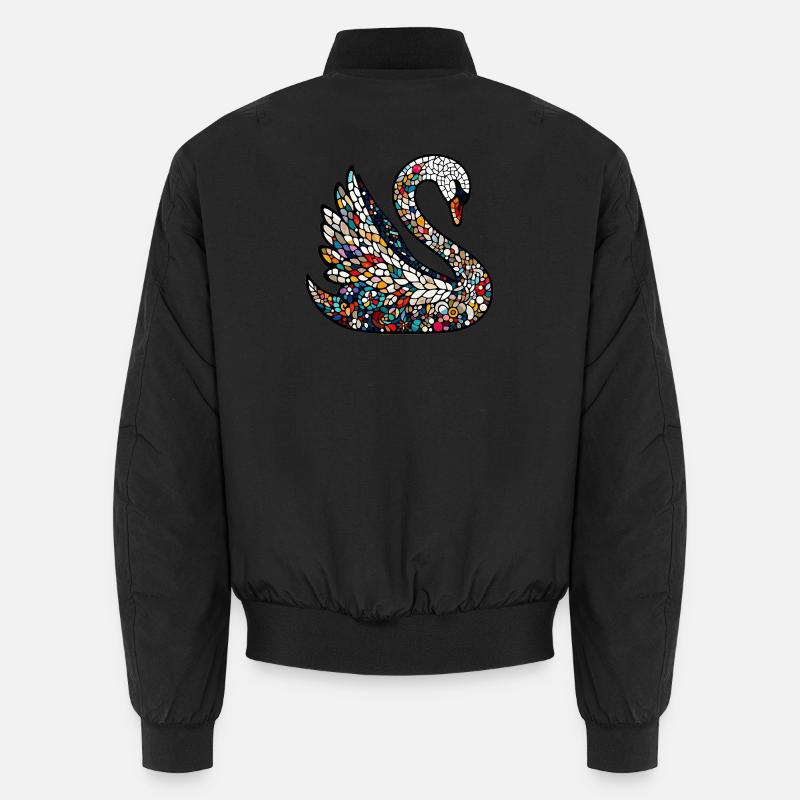 Schwan Unisex Bomberjacke