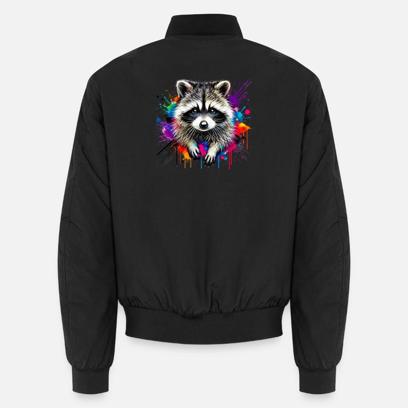 Waschbär Unisex Bomberjacke