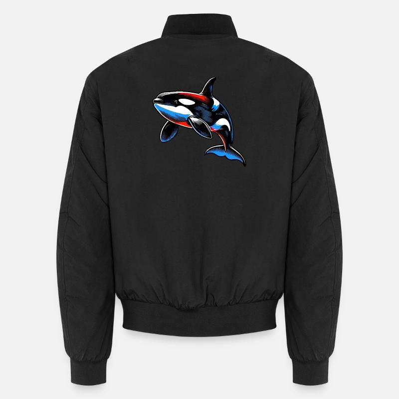 Killer whale Unisex Bomber Jacket