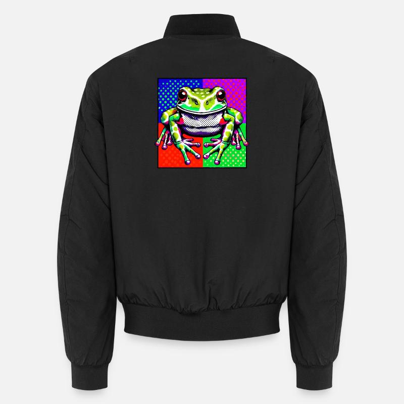Grenouille - Bomber unisexe - noir