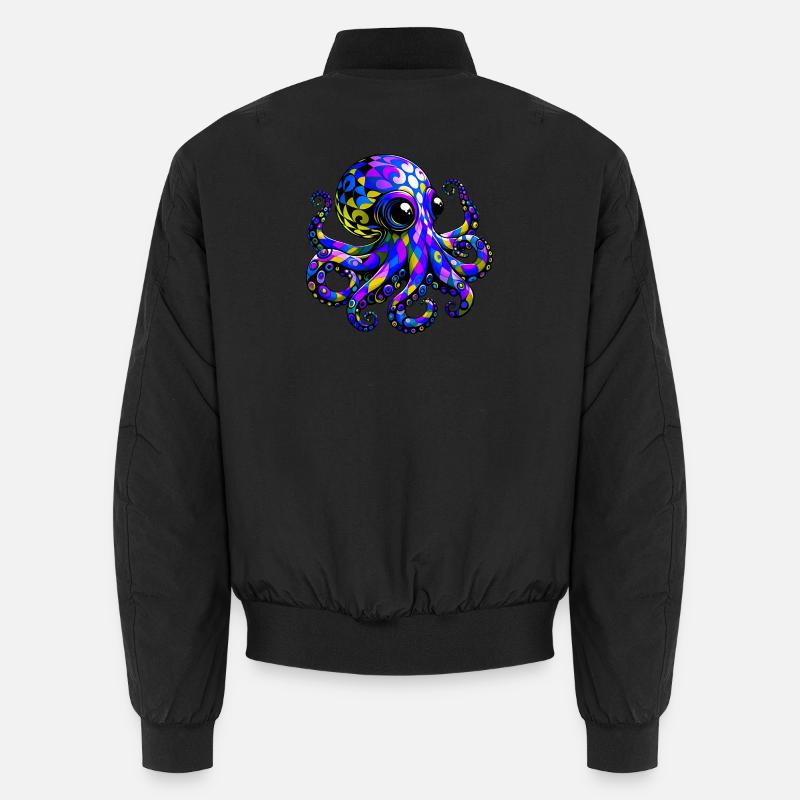 Pieuvre Bomber unisexe