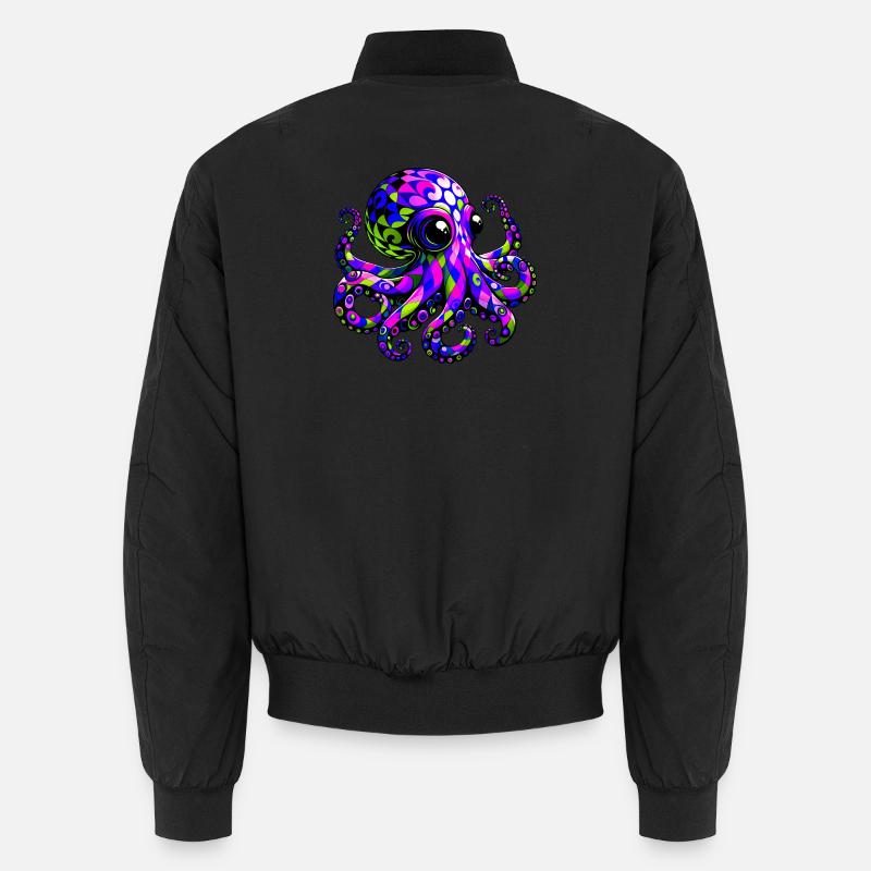 Krake Unisex Bomberjacke