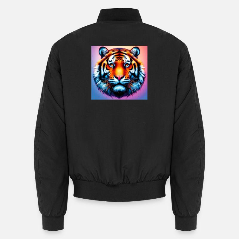 tiger - Unisex Bomber Jacket - black
