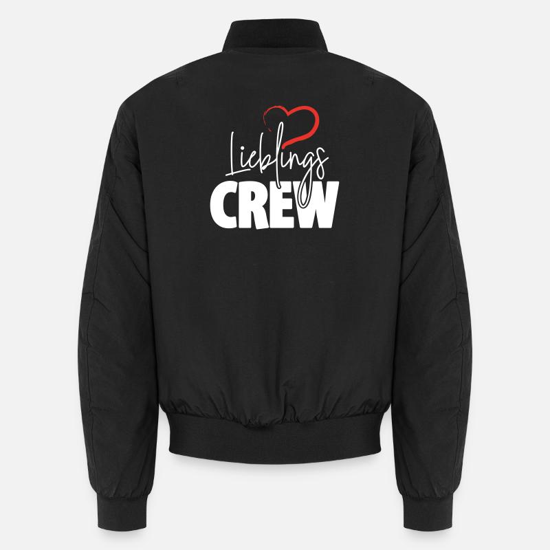 Lieblingscrew Herz Unisex Bomberjacke