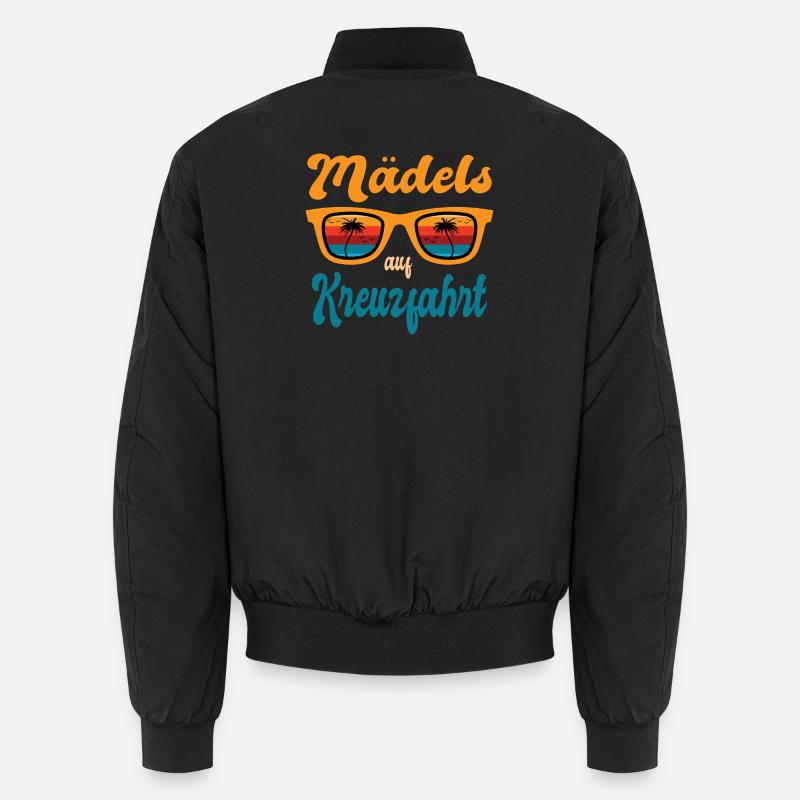 Mädels Auf Kreuzfahrt Party Partnerlook - Unisex Bomberjacke - Schwarz