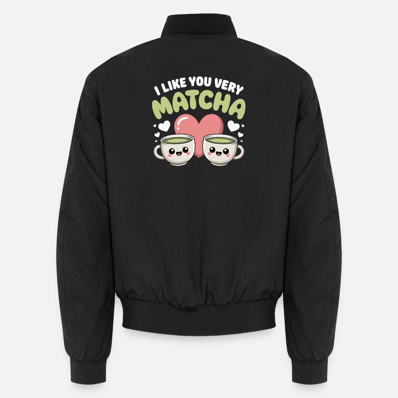 Thé matcha dit thé vert comme toi, très matcha Bomber unisexe