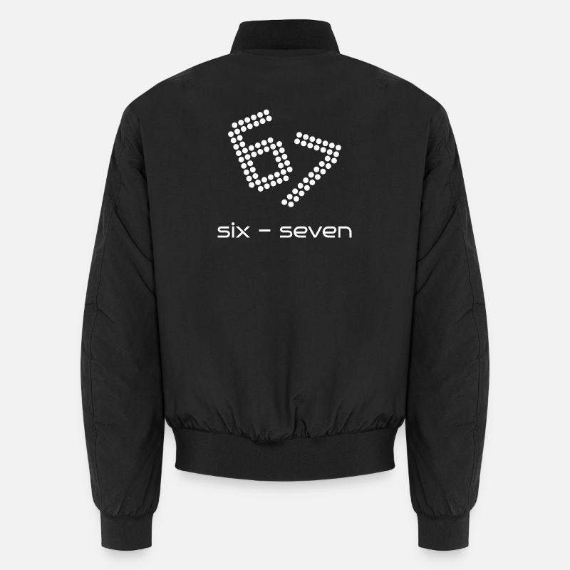 six seven 6 - 7 - Unisex Bomberjacke - Schwarz