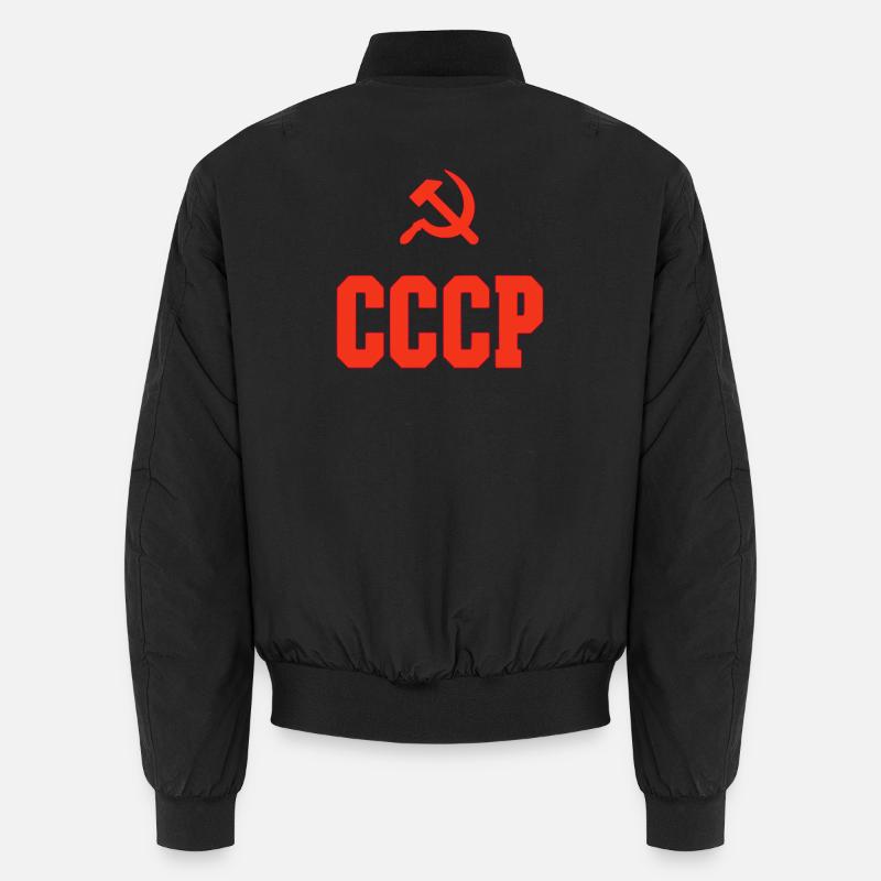 CCCP design in 80s style, CCCP socks Unisex Bomber Jacket
