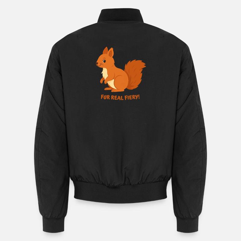 Feuerhörnchen Unisex Bomberjacke