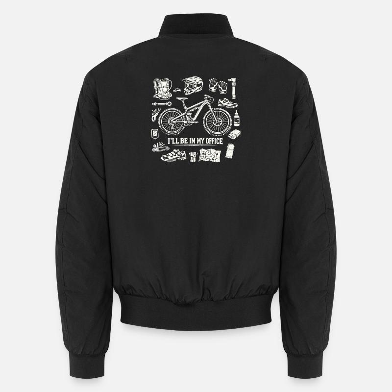 I'll Be in My Office – MTB Rider Statement Unisex Bomberjacke