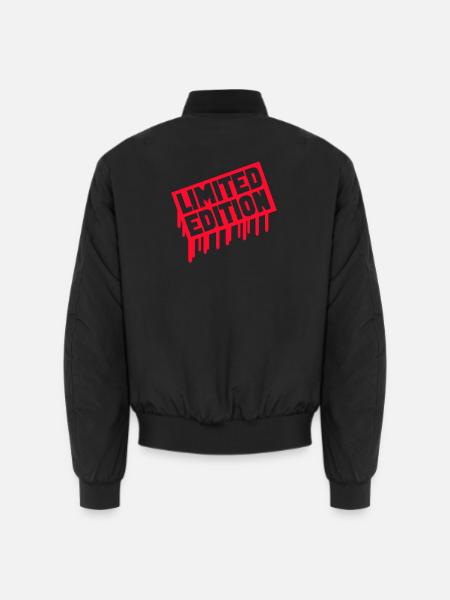 Limited Edition Stamp - Unisex Bomber Jacket - black