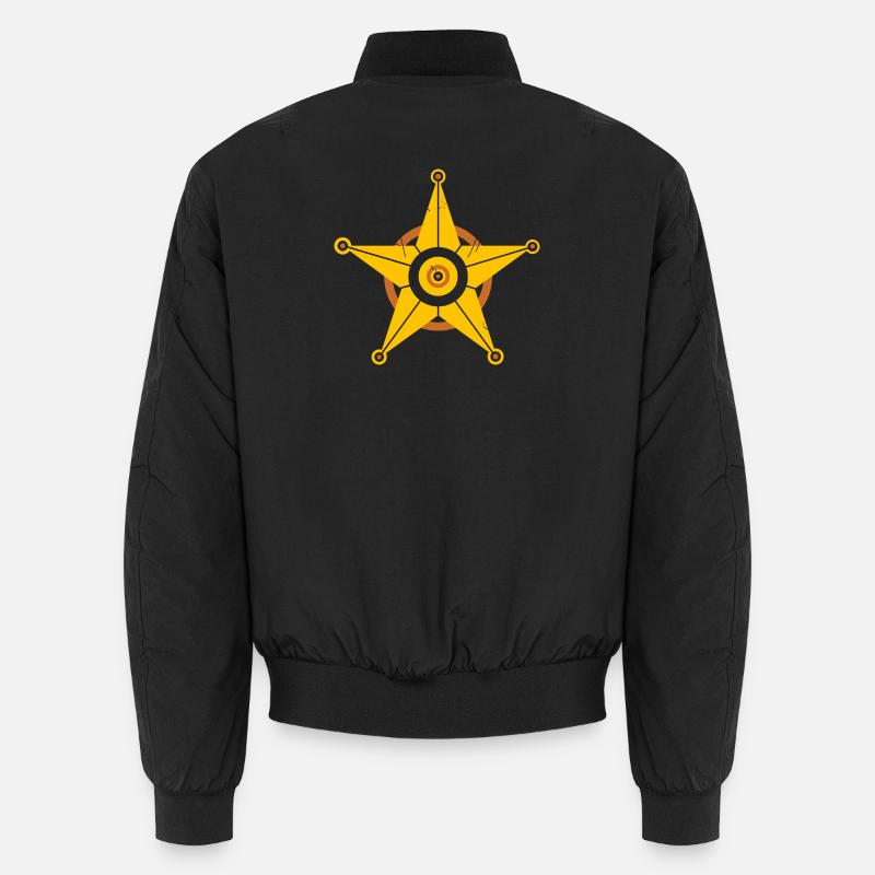 Sheriff Stern - Unisex Bomber Jacket - black
