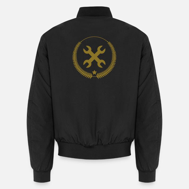 Mechanics - Unisex Bomber Jacket - black