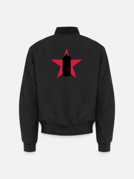 Graffiti / Tag / Writer / Street Art - Unisex bomberjakke - svart