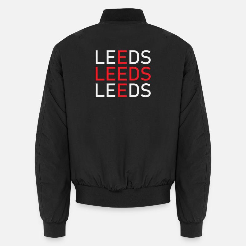 leeds - Unisex Bomberjacke - Schwarz