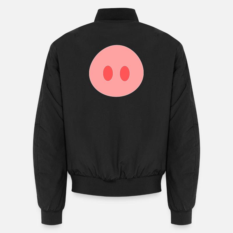 Pig - Unisex Bomber Jacket - black