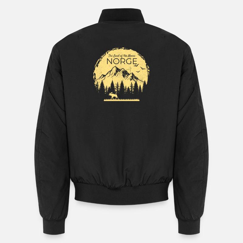 Norge, Terre de l’orignal, Elch Design Bomber unisexe