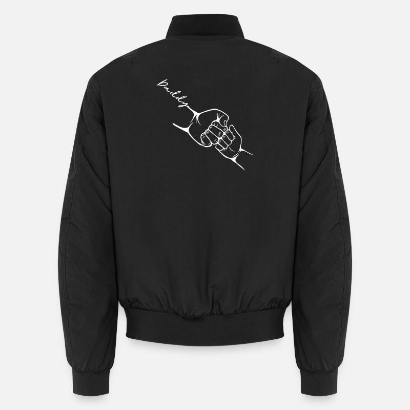 Papa Kind Faust Bump-Vater Sohn Matching Unisex Bomberjacke