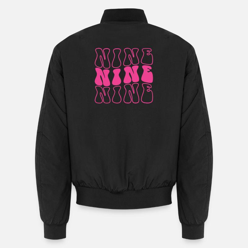 Neuf 9e anniversaire pour les filles de 9 ans Bomber unisexe