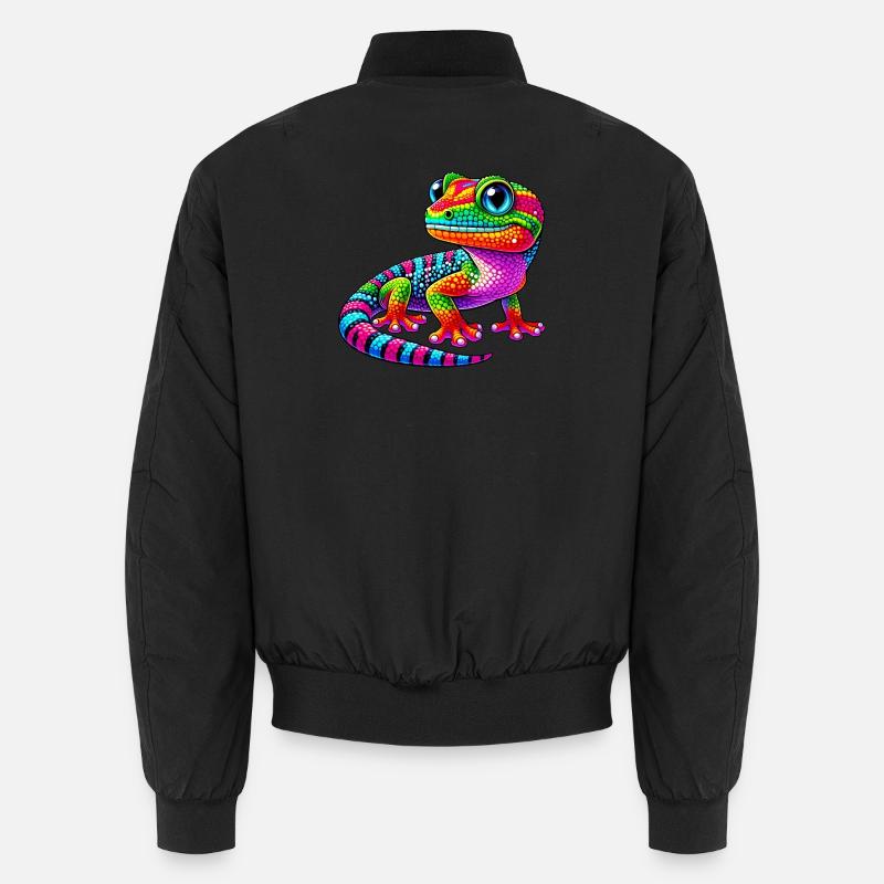 Gecko - Bomber unisexe - noir
