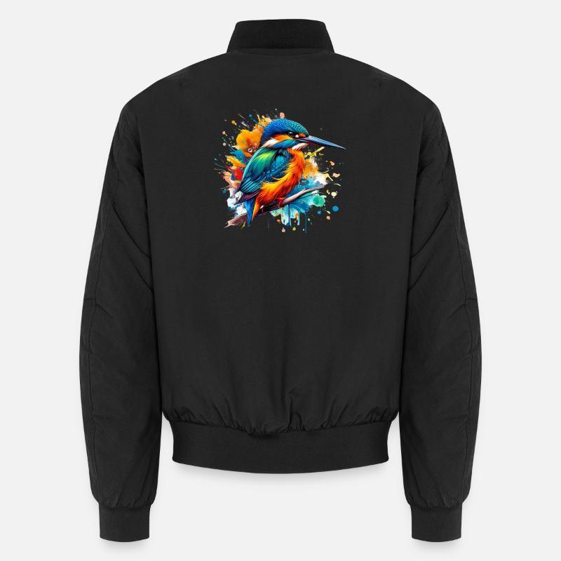 Kingfisher Unisex Bomber Jacket
