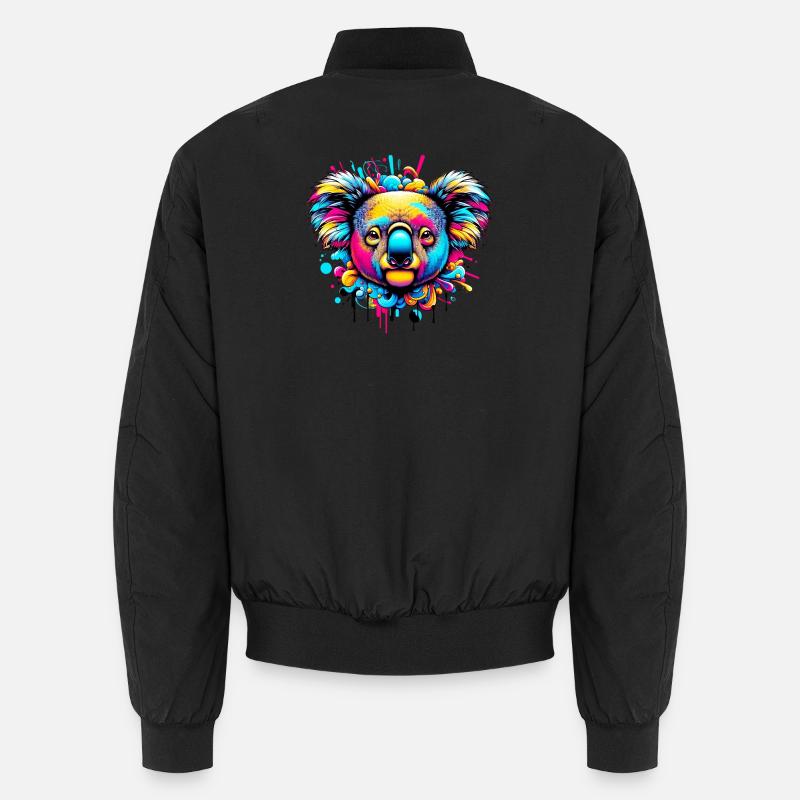 Koala - Bomber unisexe - noir
