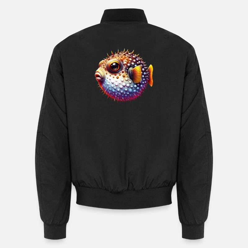 Kugelfisch Unisex Bomberjacke
