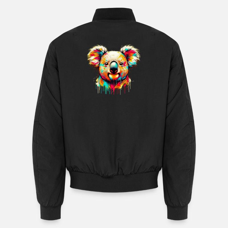 Koala - Bomber unisexe - noir