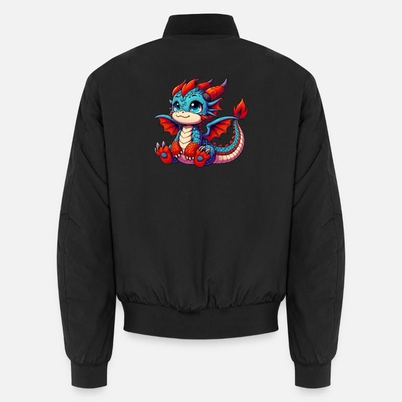 Dragon - Unisex Bomber Jacket - black