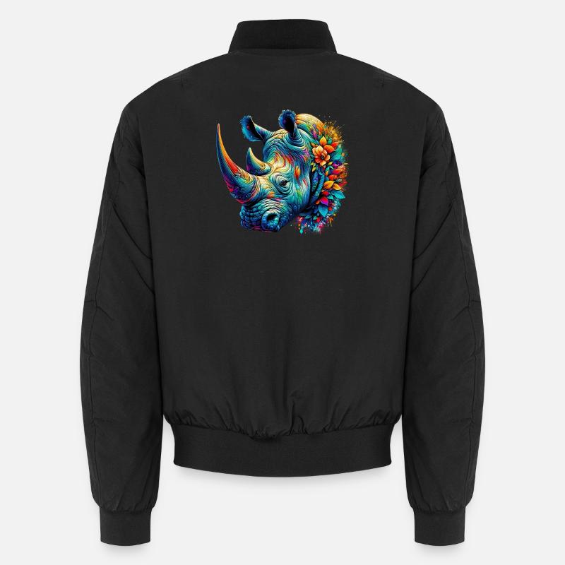 Rhinocéros Bomber unisexe