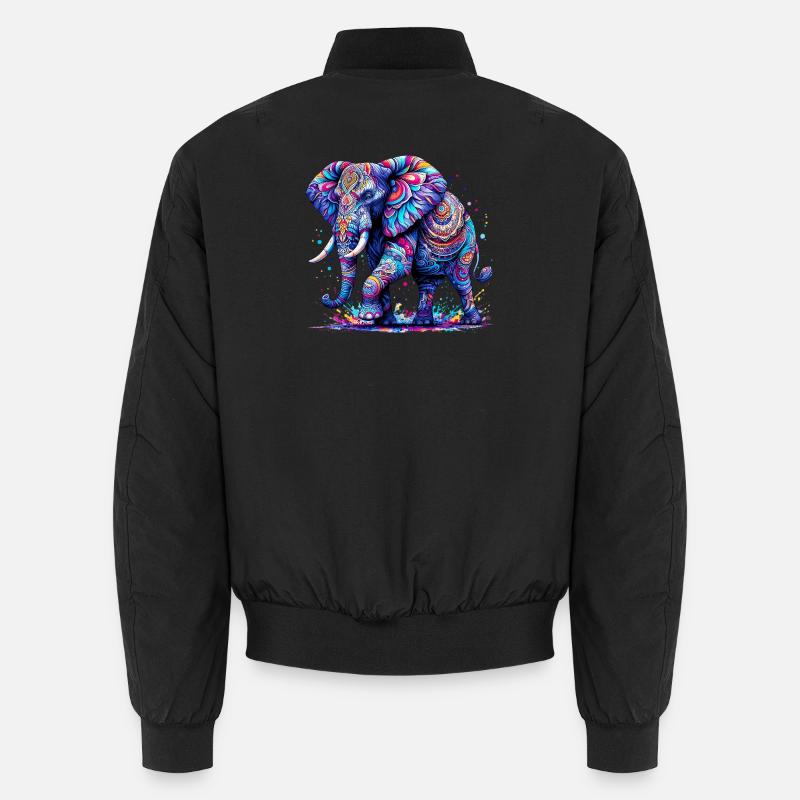 Elefant Unisex Bomberjacke