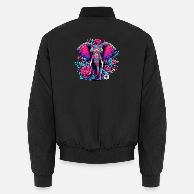 Éléphant Bomber unisexe