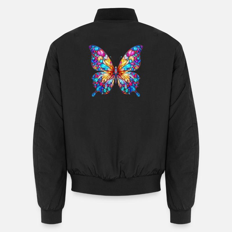 Papillon - Bomber unisexe - noir