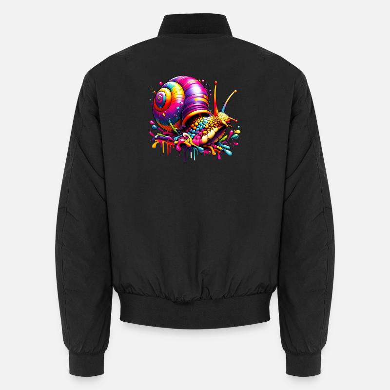 Escargot - Bomber unisexe - noir