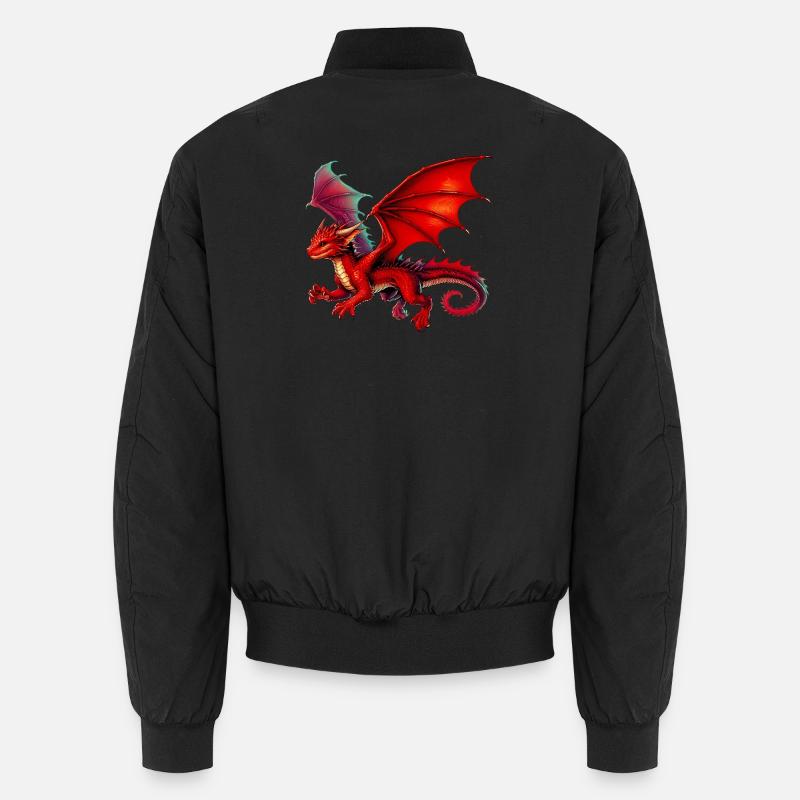 Dragon - Unisex Bomber Jacket - black