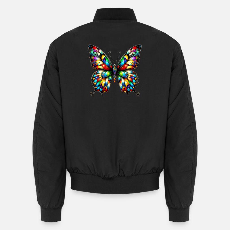 Papillon - Bomber unisexe - noir