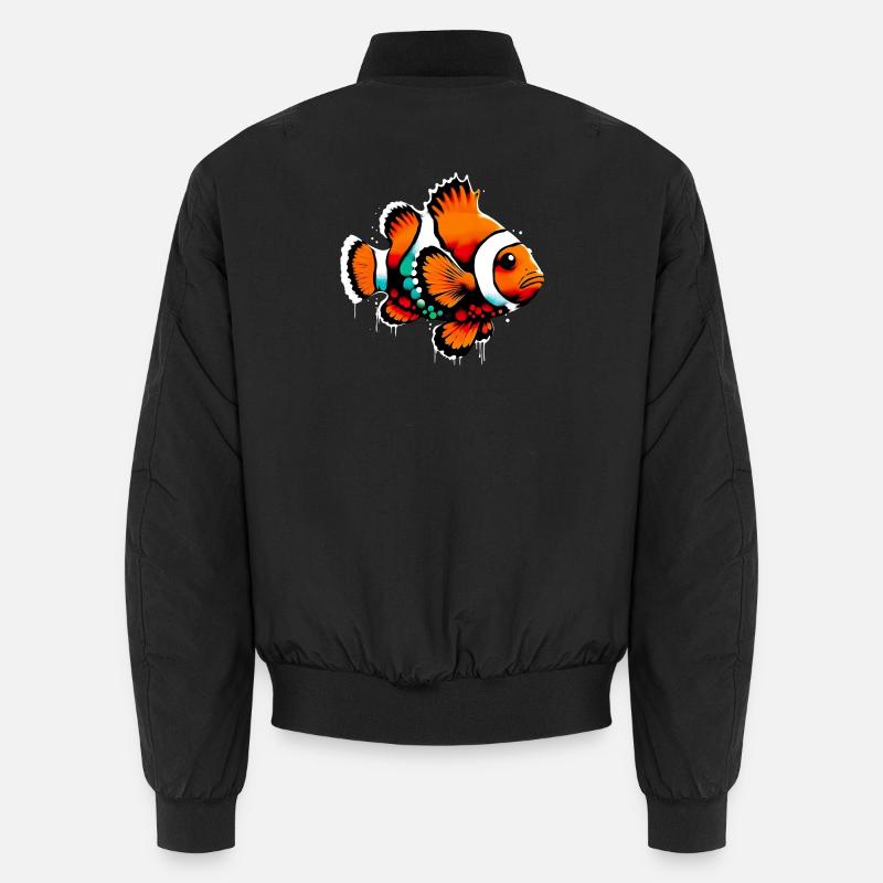 Clownfish - Unisex Bomber Jacket - black