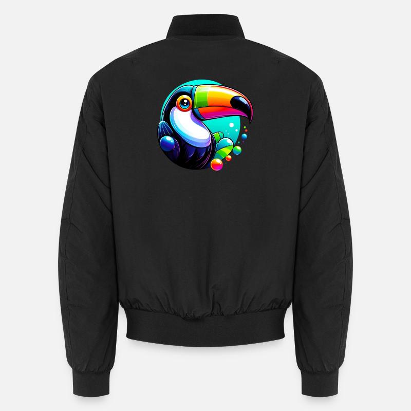 Toucan - Bomber unisexe - noir