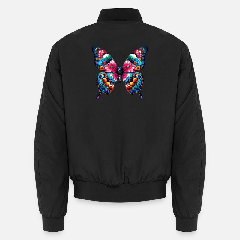 Schmetterling Unisex Bomberjacke