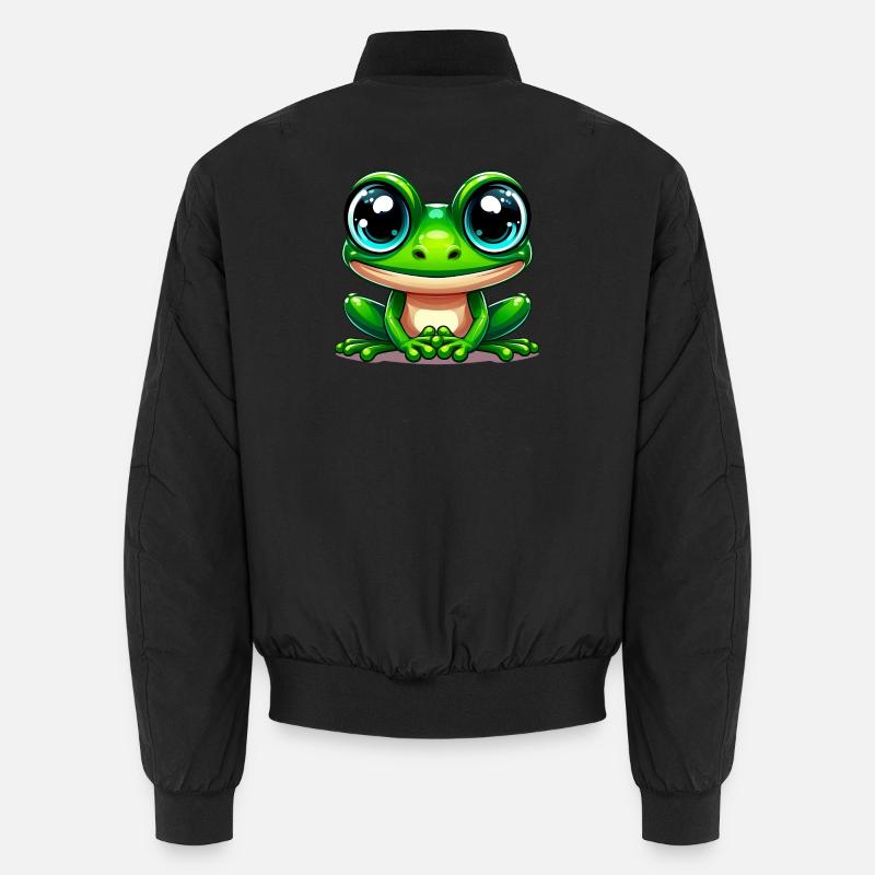 Frog - Unisex Bomber Jacket - black